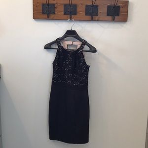 Black cocktail dress